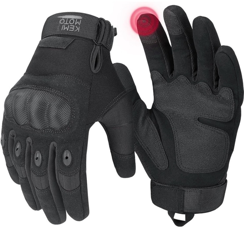 KEMIMOTO Motorcycle Gloves Tactical Gloves,Hard Shield Touchscreen on & off road